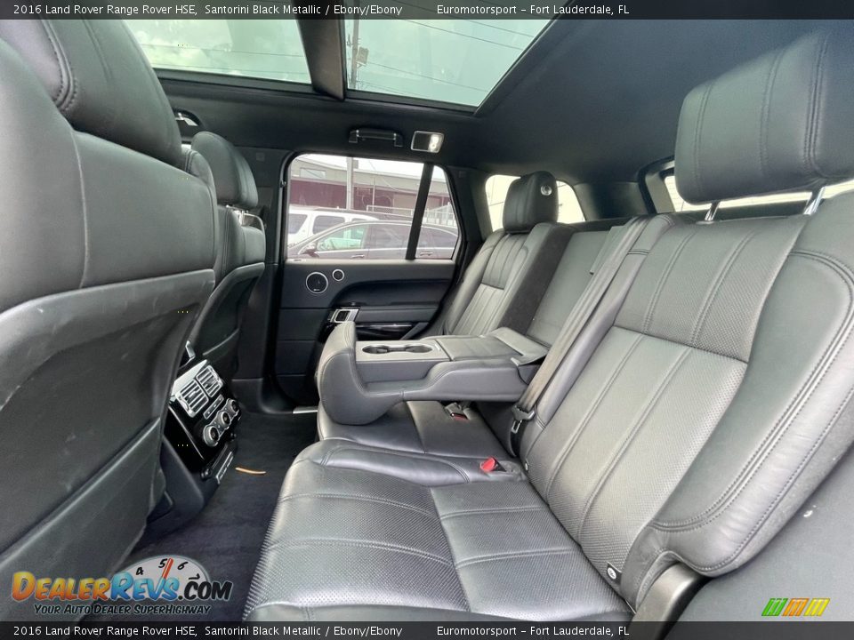 2016 Land Rover Range Rover HSE Santorini Black Metallic / Ebony/Ebony Photo #3
