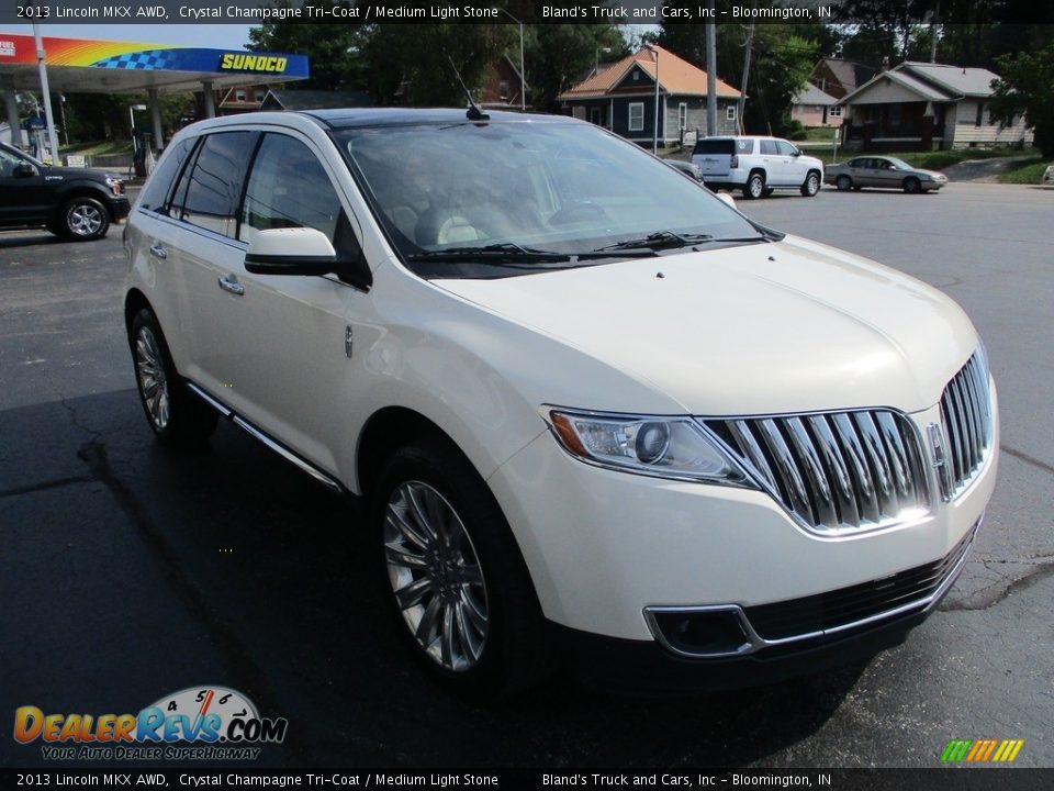 2013 Lincoln MKX AWD Crystal Champagne Tri-Coat / Medium Light Stone Photo #5