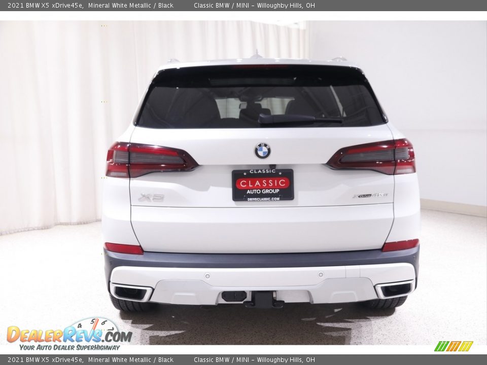 2021 BMW X5 xDrive45e Mineral White Metallic / Black Photo #23