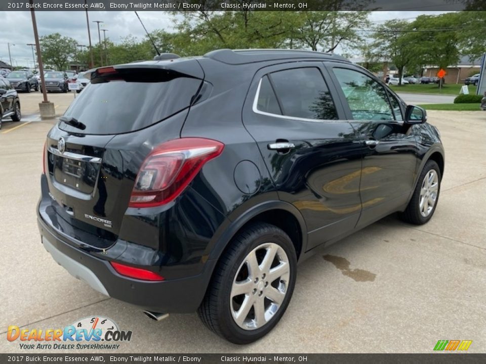 Ebony Twilight Metallic 2017 Buick Encore Essence AWD Photo #2