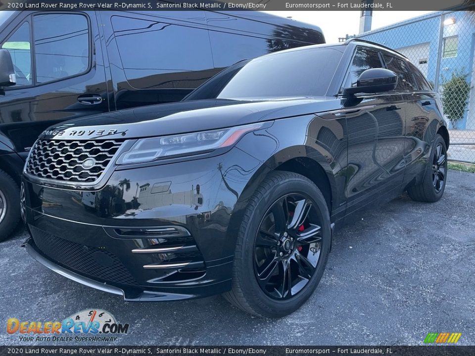 2020 Land Rover Range Rover Velar R-Dynamic S Santorini Black Metallic / Ebony/Ebony Photo #1