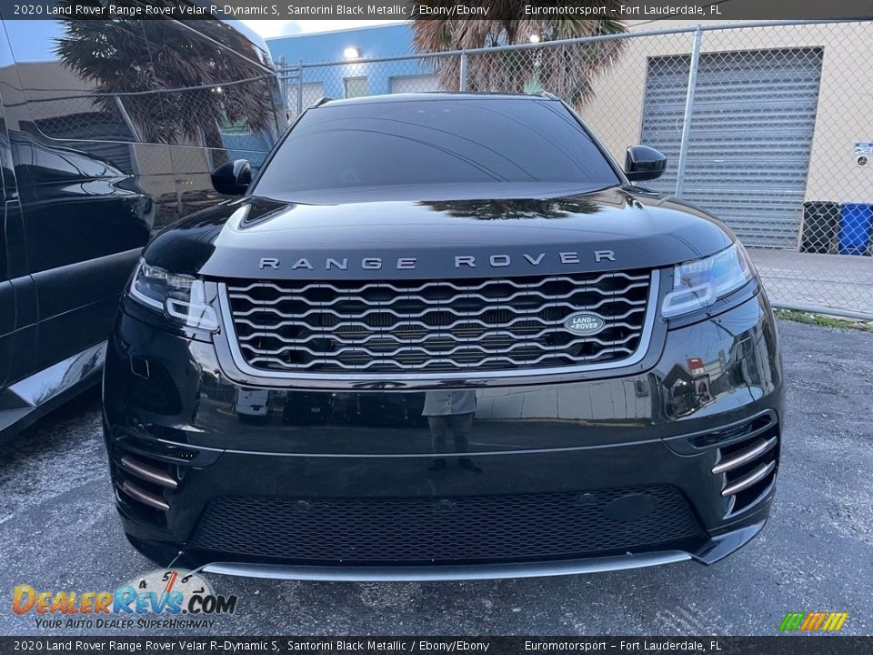 2020 Land Rover Range Rover Velar R-Dynamic S Santorini Black Metallic / Ebony/Ebony Photo #2