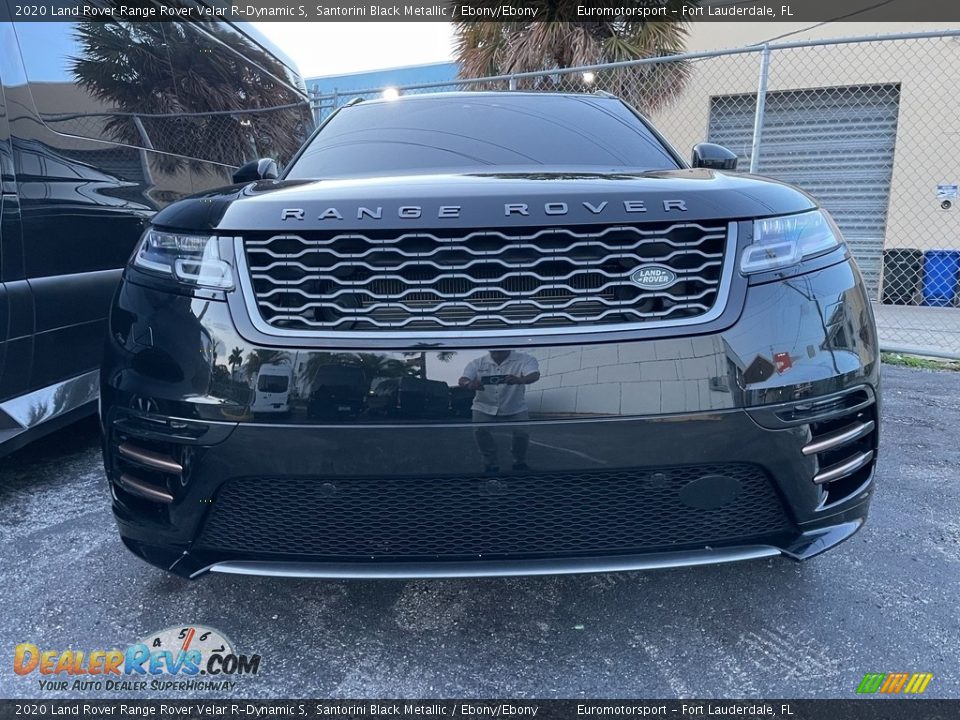 2020 Land Rover Range Rover Velar R-Dynamic S Santorini Black Metallic / Ebony/Ebony Photo #3