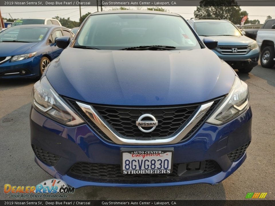 2019 Nissan Sentra SV Deep Blue Pearl / Charcoal Photo #2