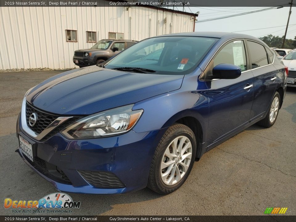 2019 Nissan Sentra SV Deep Blue Pearl / Charcoal Photo #3