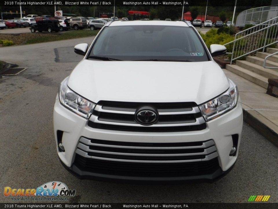 2018 Toyota Highlander XLE AWD Blizzard White Pearl / Black Photo #12