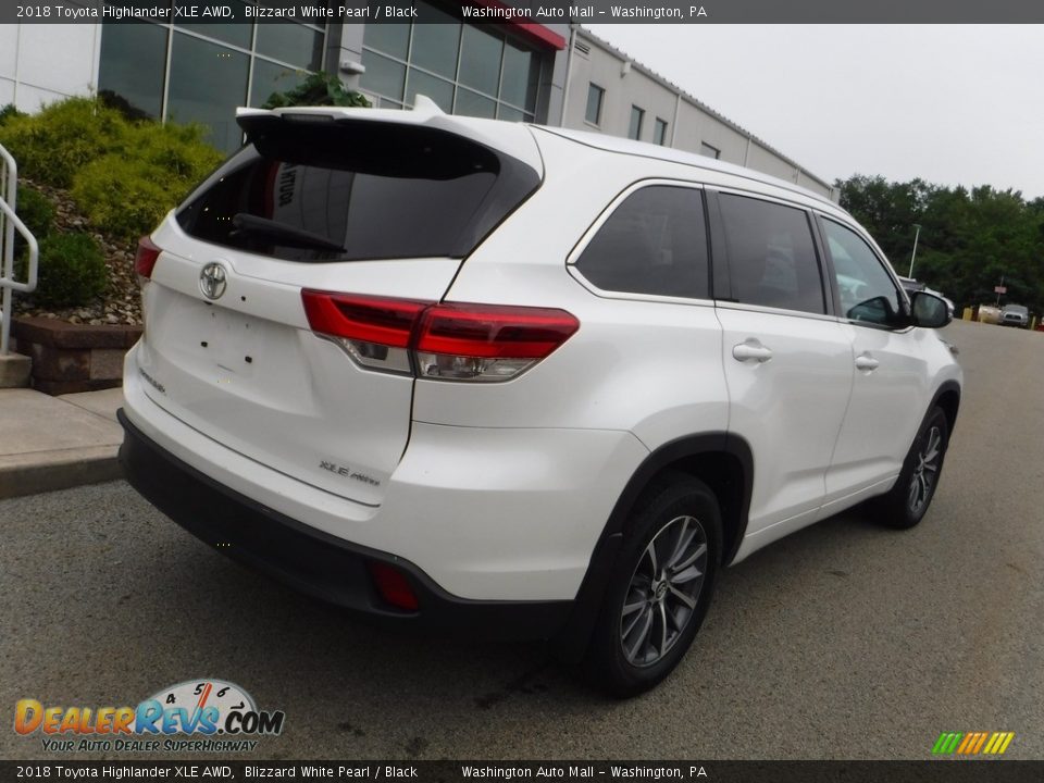 2018 Toyota Highlander XLE AWD Blizzard White Pearl / Black Photo #16