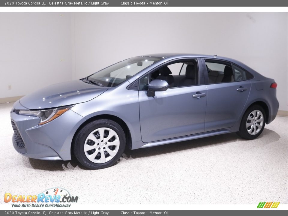 2020 Toyota Corolla LE Celestite Gray Metallic / Light Gray Photo #3