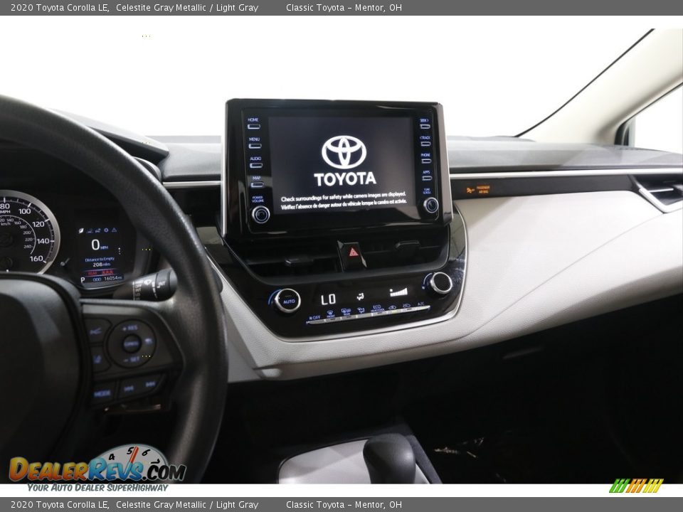 2020 Toyota Corolla LE Celestite Gray Metallic / Light Gray Photo #9