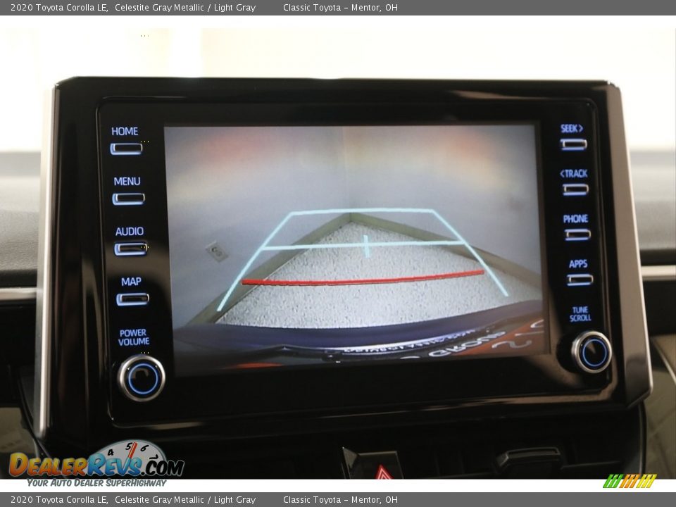 2020 Toyota Corolla LE Celestite Gray Metallic / Light Gray Photo #11