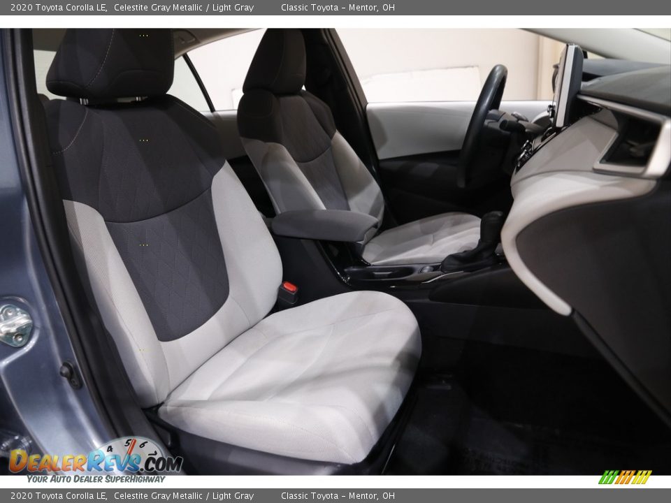 2020 Toyota Corolla LE Celestite Gray Metallic / Light Gray Photo #13