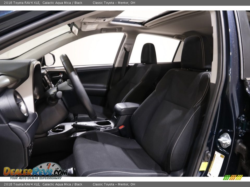 2018 Toyota RAV4 XLE Galactic Aqua Mica / Black Photo #5