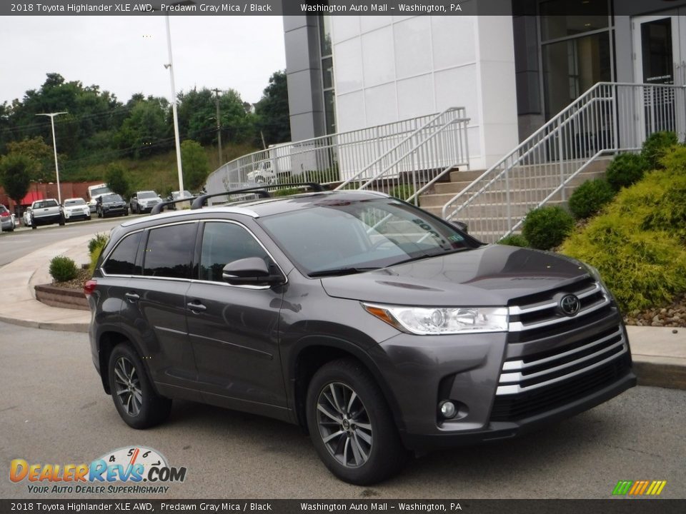 2018 Toyota Highlander XLE AWD Predawn Gray Mica / Black Photo #1