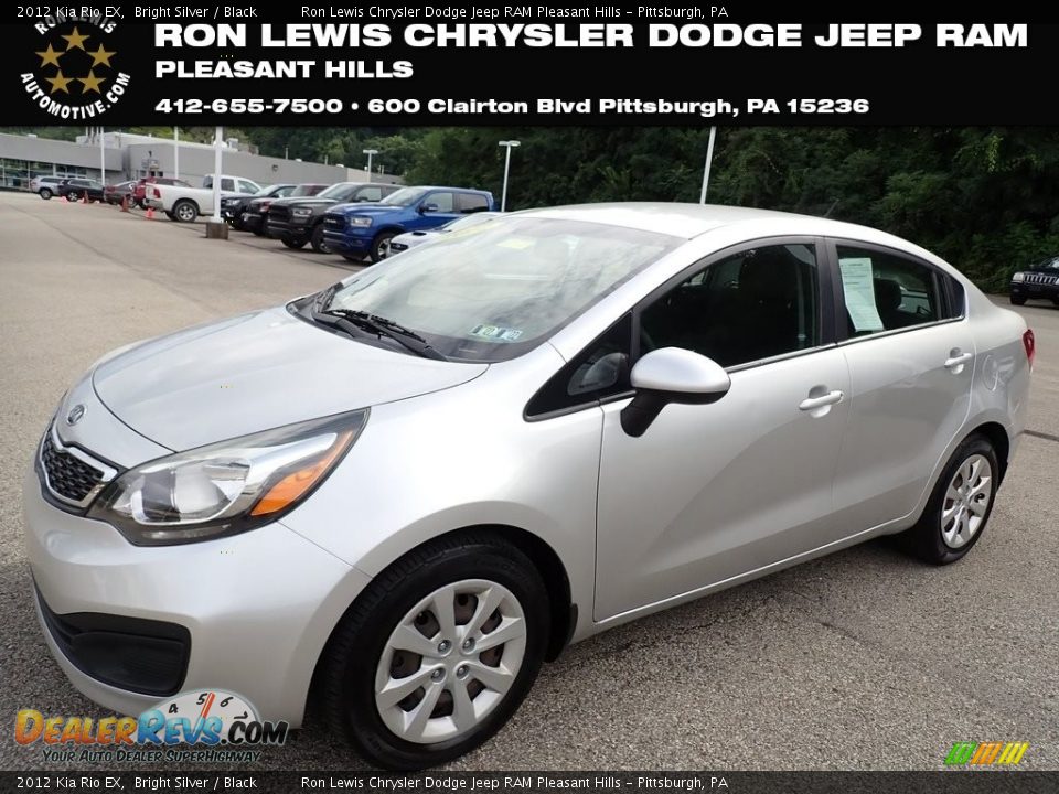 2012 Kia Rio EX Bright Silver / Black Photo #1