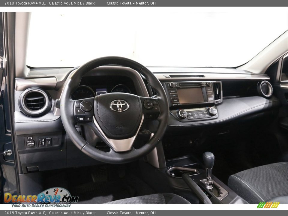 2018 Toyota RAV4 XLE Galactic Aqua Mica / Black Photo #6