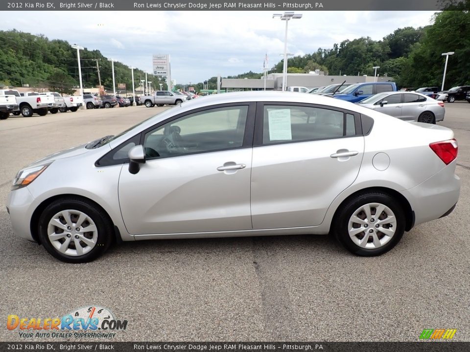 2012 Kia Rio EX Bright Silver / Black Photo #2