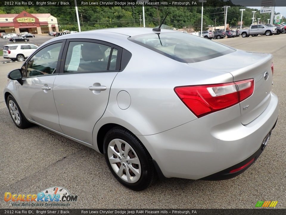 2012 Kia Rio EX Bright Silver / Black Photo #3