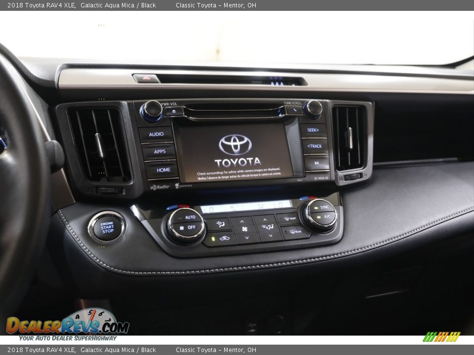2018 Toyota RAV4 XLE Galactic Aqua Mica / Black Photo #9