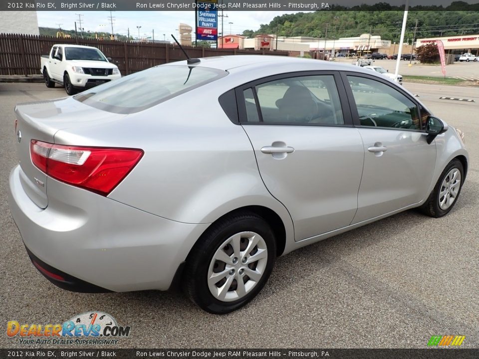 2012 Kia Rio EX Bright Silver / Black Photo #5