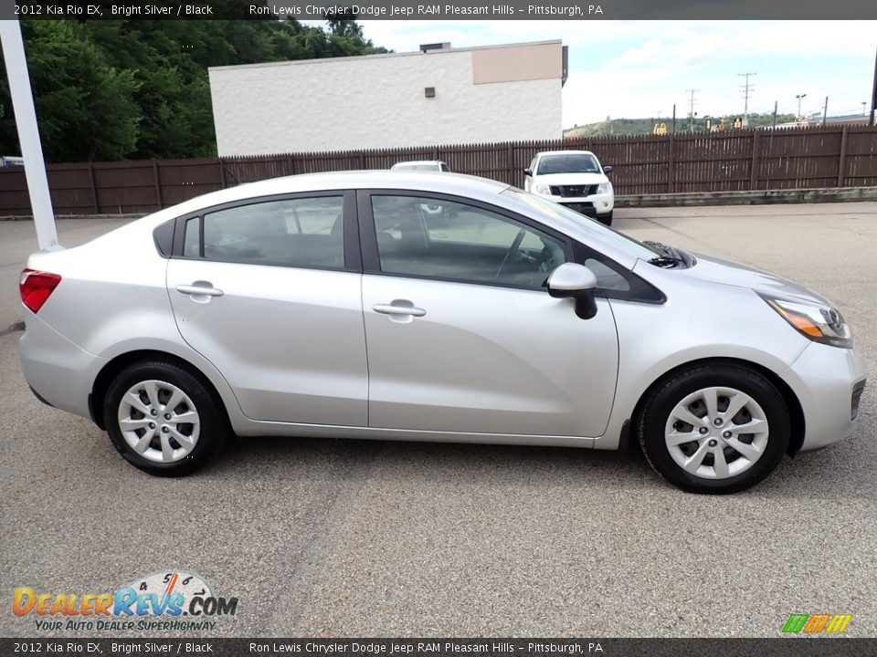 2012 Kia Rio EX Bright Silver / Black Photo #6