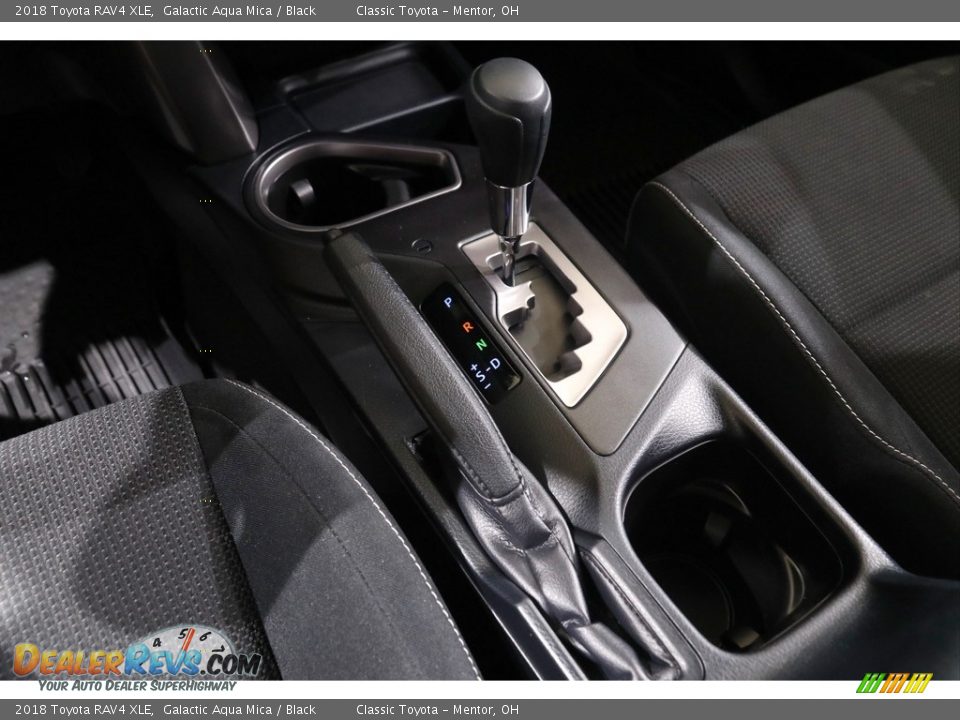 2018 Toyota RAV4 XLE Galactic Aqua Mica / Black Photo #13