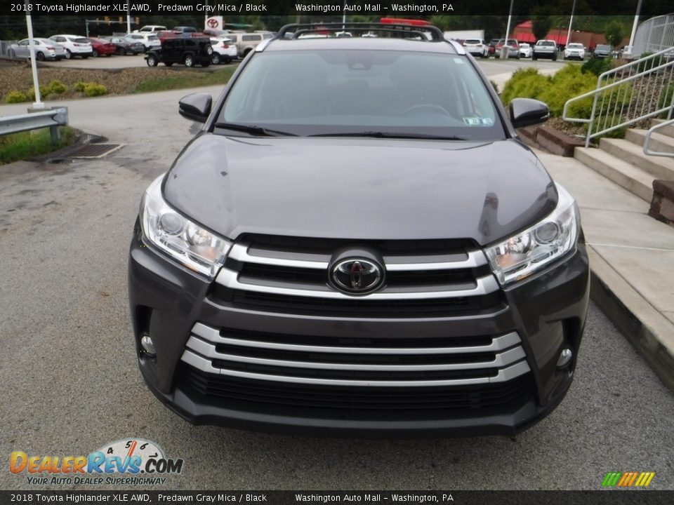 2018 Toyota Highlander XLE AWD Predawn Gray Mica / Black Photo #9