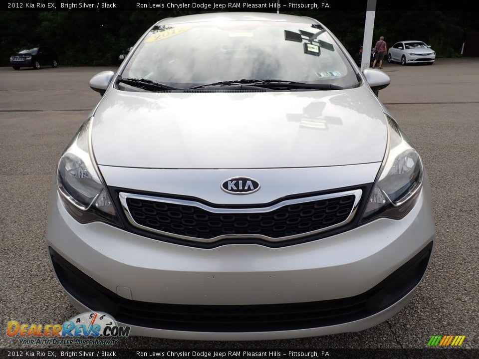 2012 Kia Rio EX Bright Silver / Black Photo #8