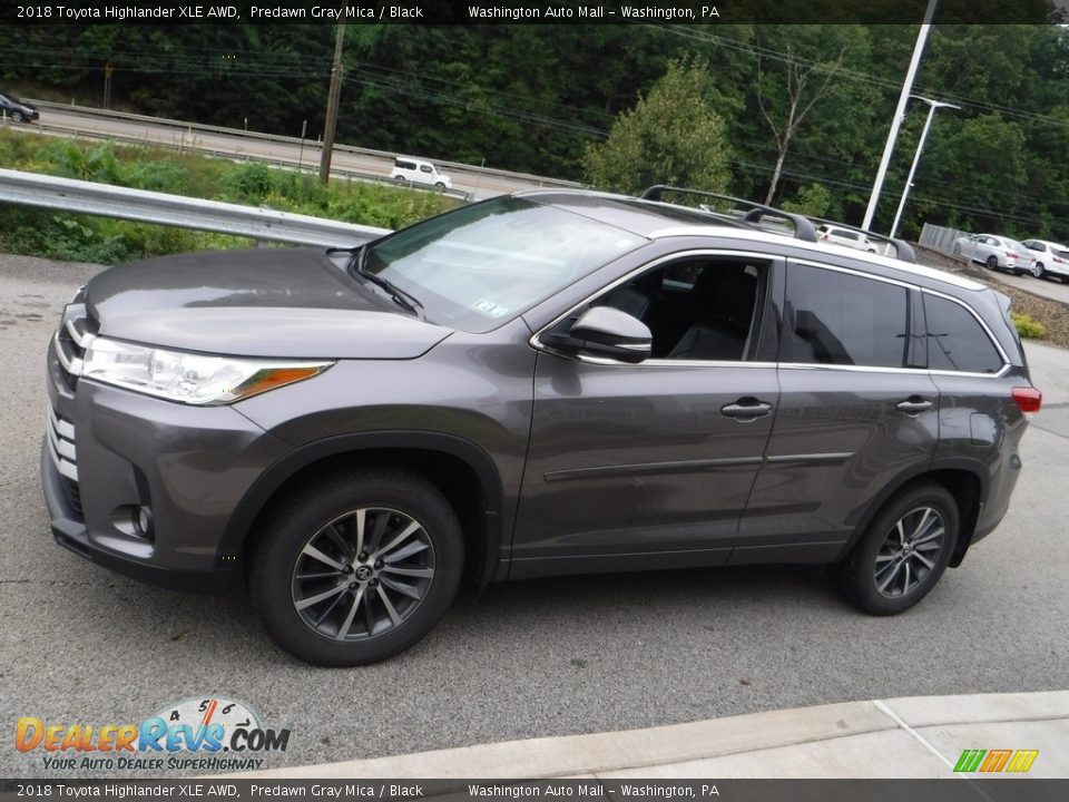 2018 Toyota Highlander XLE AWD Predawn Gray Mica / Black Photo #11