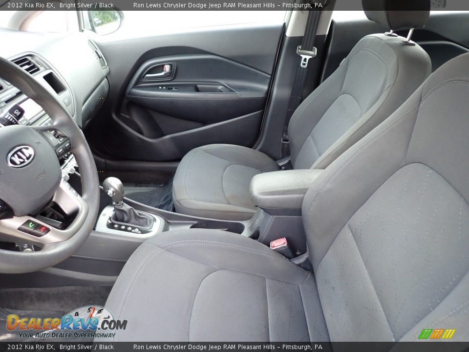 2012 Kia Rio EX Bright Silver / Black Photo #10