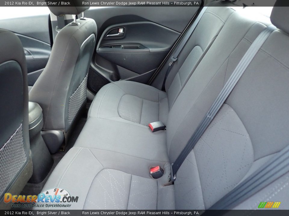 2012 Kia Rio EX Bright Silver / Black Photo #11