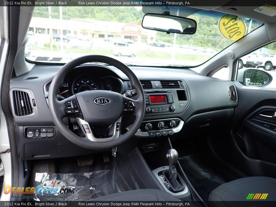 2012 Kia Rio EX Bright Silver / Black Photo #12