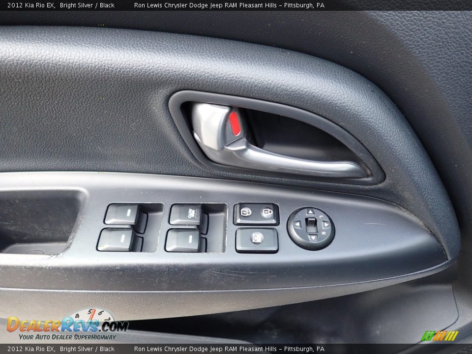 2012 Kia Rio EX Bright Silver / Black Photo #14