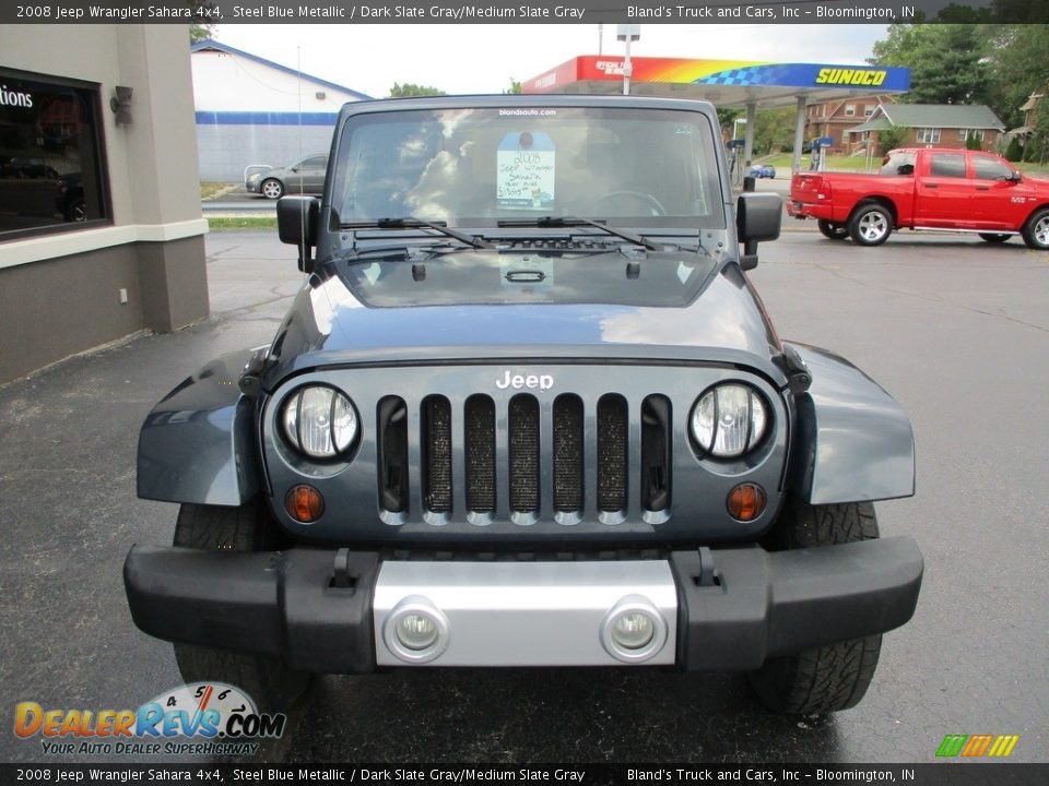 2008 Jeep Wrangler Sahara 4x4 Steel Blue Metallic / Dark Slate Gray/Medium Slate Gray Photo #21