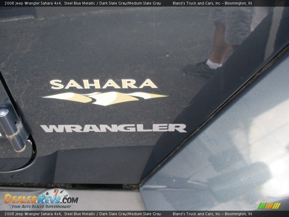 2008 Jeep Wrangler Sahara 4x4 Steel Blue Metallic / Dark Slate Gray/Medium Slate Gray Photo #23