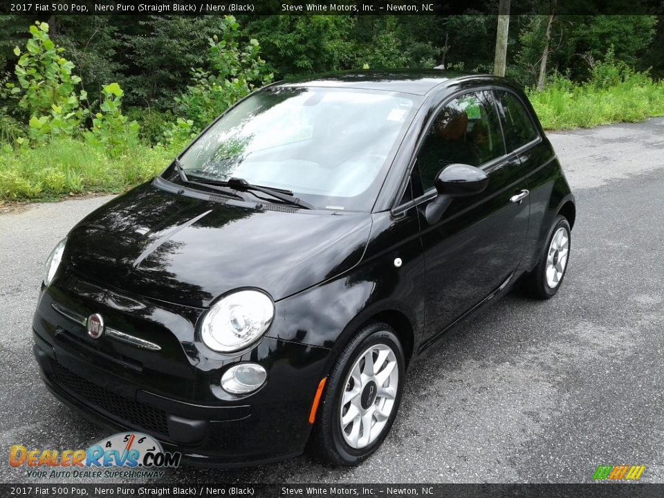 2017 Fiat 500 Pop Nero Puro (Straight Black) / Nero (Black) Photo #3