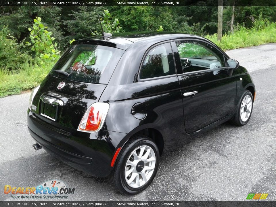 2017 Fiat 500 Pop Nero Puro (Straight Black) / Nero (Black) Photo #7