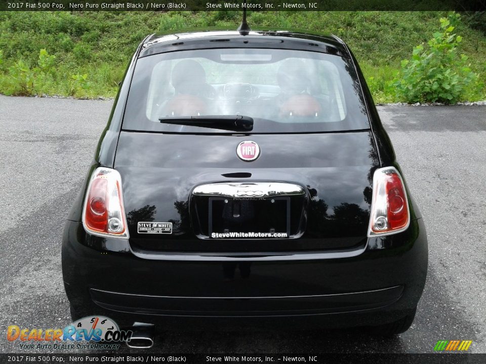 2017 Fiat 500 Pop Nero Puro (Straight Black) / Nero (Black) Photo #8