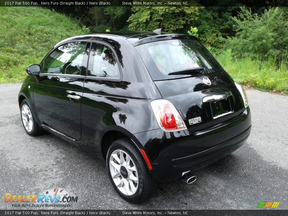 2017 Fiat 500 Pop Nero Puro (Straight Black) / Nero (Black) Photo #9