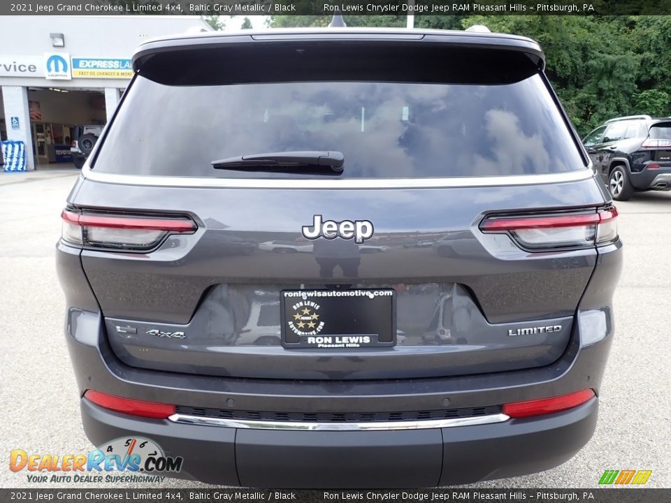 2021 Jeep Grand Cherokee L Limited 4x4 Baltic Gray Metallic / Black Photo #4
