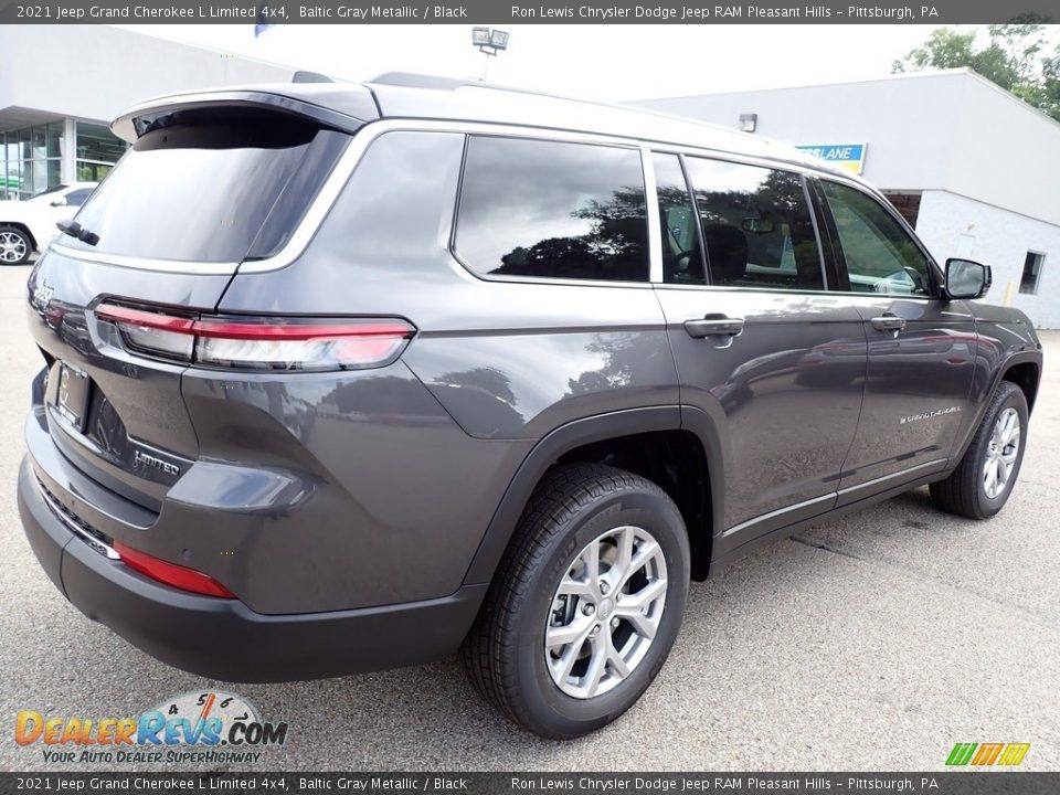 2021 Jeep Grand Cherokee L Limited 4x4 Baltic Gray Metallic / Black Photo #6