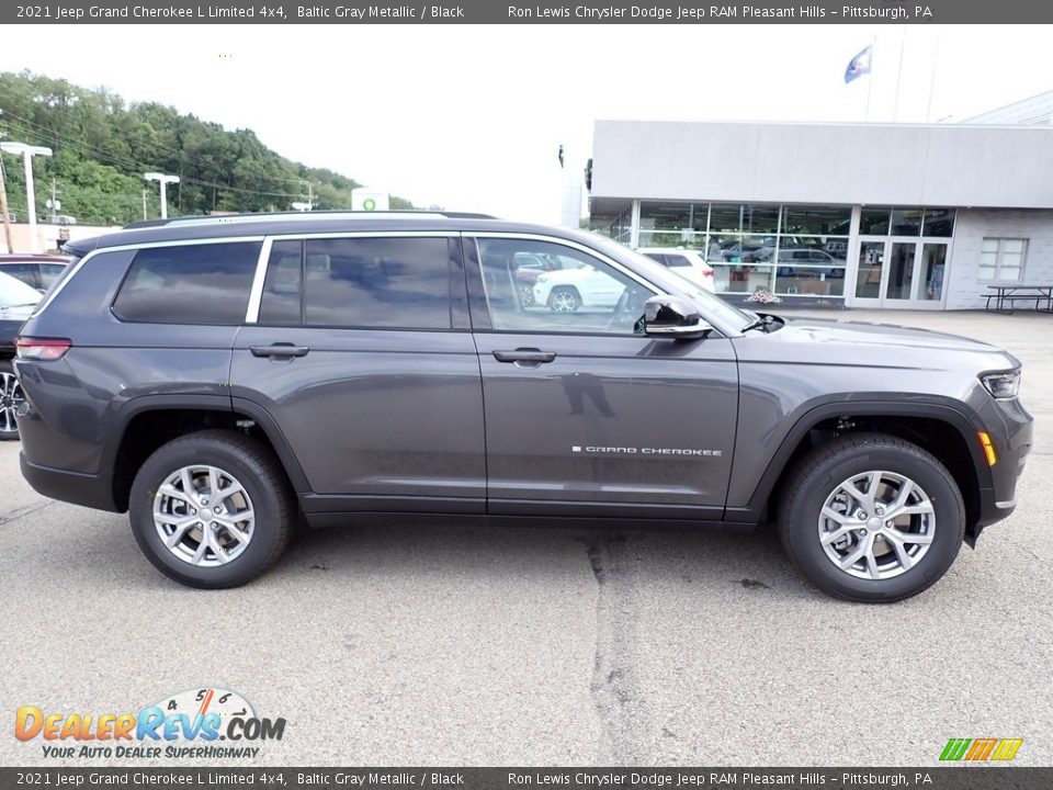 2021 Jeep Grand Cherokee L Limited 4x4 Baltic Gray Metallic / Black Photo #7