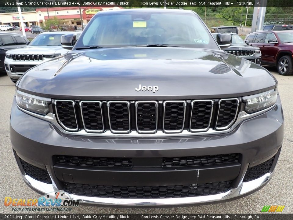 2021 Jeep Grand Cherokee L Limited 4x4 Baltic Gray Metallic / Black Photo #9