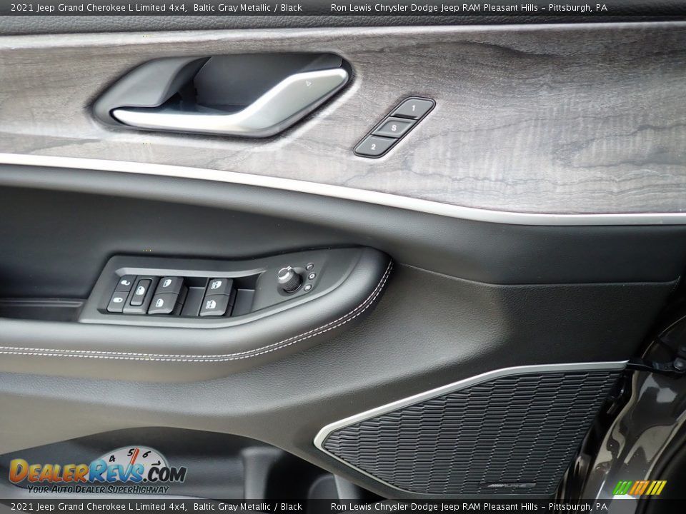 2021 Jeep Grand Cherokee L Limited 4x4 Baltic Gray Metallic / Black Photo #14