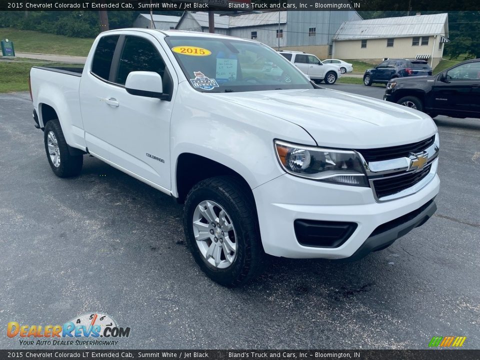 Front 3/4 View of 2015 Chevrolet Colorado LT Extended Cab Photo #4