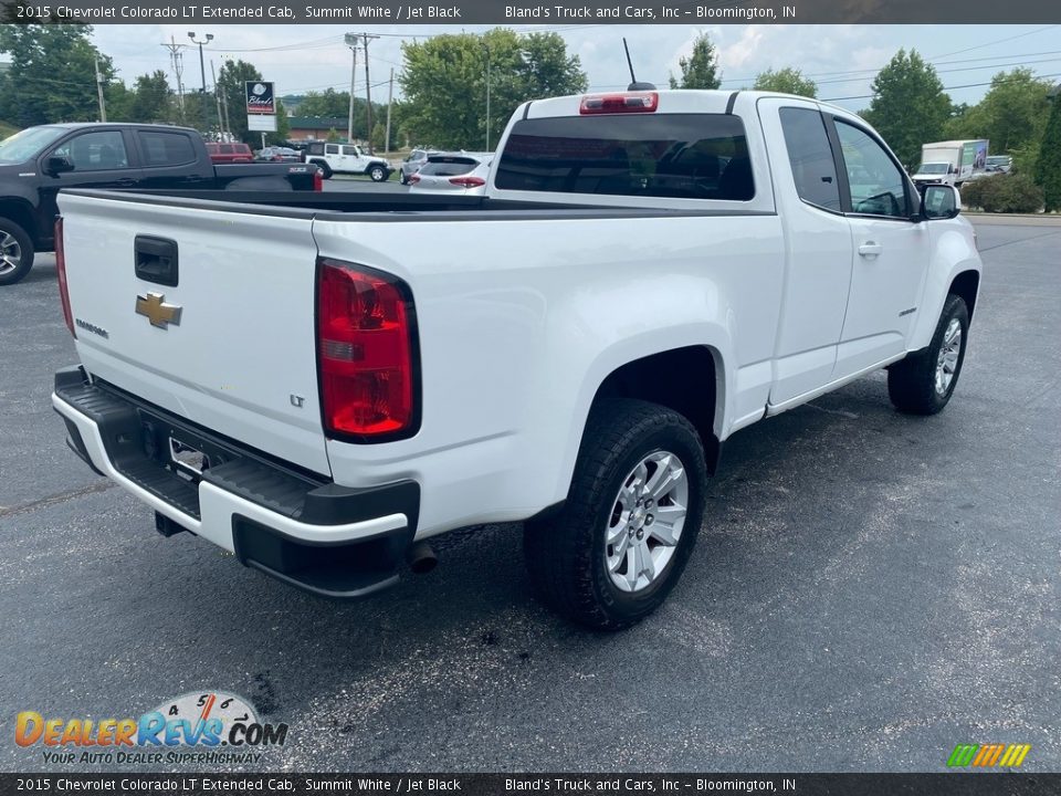 2015 Chevrolet Colorado LT Extended Cab Summit White / Jet Black Photo #6