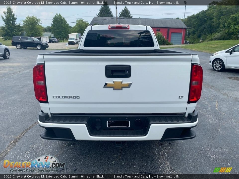 2015 Chevrolet Colorado LT Extended Cab Summit White / Jet Black Photo #7