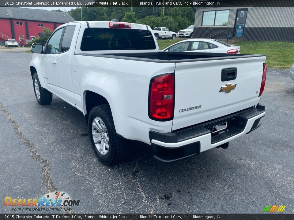 2015 Chevrolet Colorado LT Extended Cab Summit White / Jet Black Photo #8