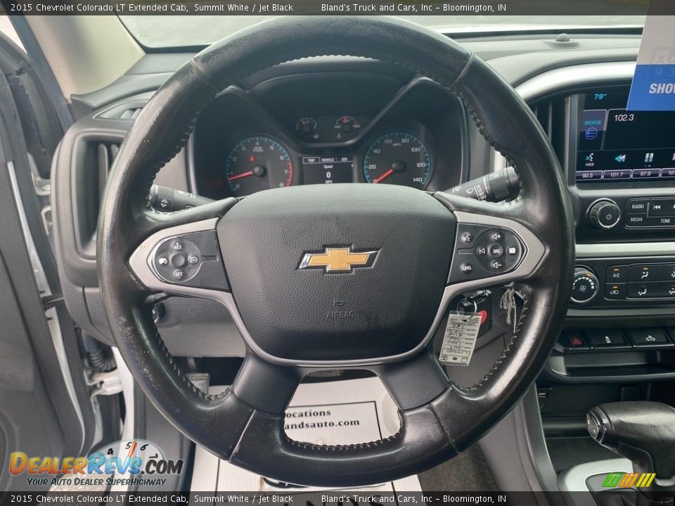 2015 Chevrolet Colorado LT Extended Cab Summit White / Jet Black Photo #15