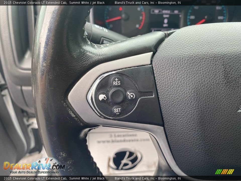 2015 Chevrolet Colorado LT Extended Cab Summit White / Jet Black Photo #17