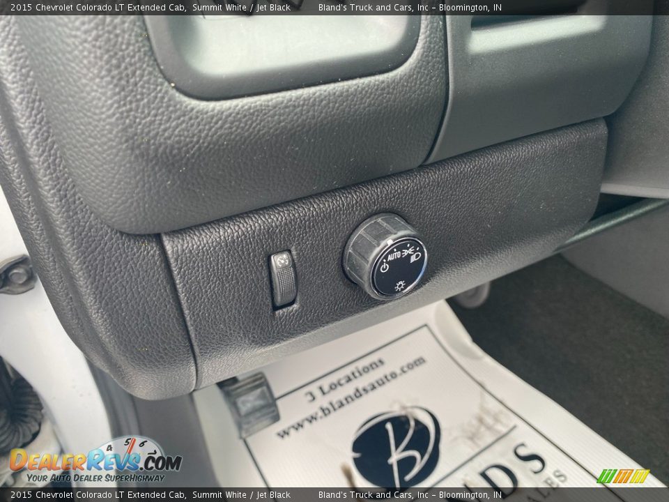 2015 Chevrolet Colorado LT Extended Cab Summit White / Jet Black Photo #21